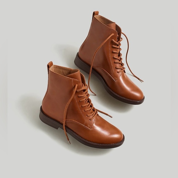 Madewell Shoes - Madewell The Evelyn Lace-Up Ankle Boot size 6.5